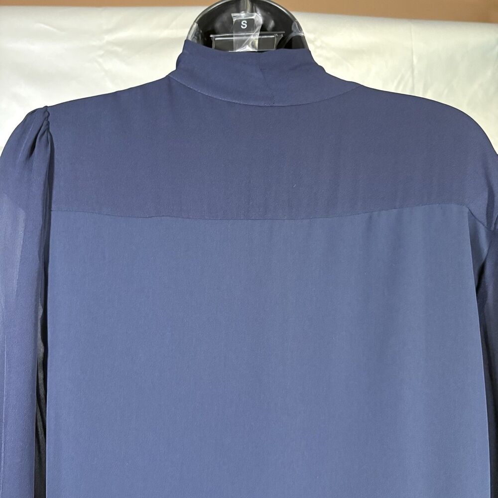 PARKER Kenji Tiered Chiffon Long-Sleeve Dress XS - Picture 14 of 16